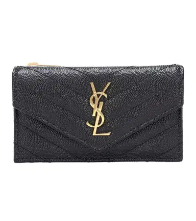 Saint Laurent Envelope Small leather wallet | Thumbnail 1 Saint Laurent Envelope Small leather wallet | Thumbnail 1