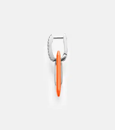 EÉRA Eéra Chiara Small 18kt white gold and diamond single earring | Thumbnail 2 EÉRA Eéra Chiara Small 18kt white gold and diamond single earring | Thumbnail 2