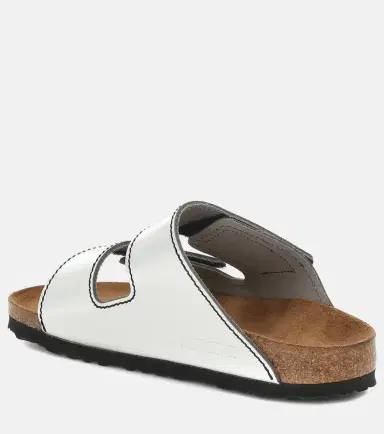 Proenza Schouler x Birkenstock metallic leather slides | Thumbnail 3 Proenza Schouler x Birkenstock metallic leather slides | Thumbnail 3