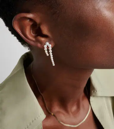 Sophie Bille Brahe Petite Perle Nuit 14Kt gold and pearl earrings | Thumbnail 4 Sophie Bille Brahe Petite Perle Nuit 14Kt gold and pearl earrings | Thumbnail 4