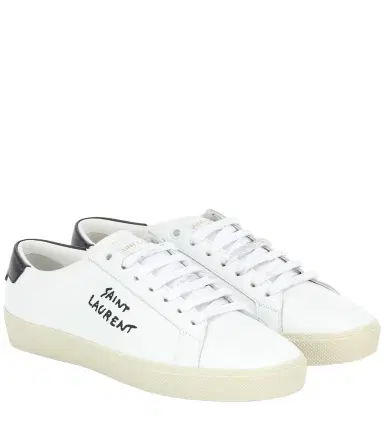 Saint Laurent Court Classic SL/06 leather sneakers | Thumbnail 1 Saint Laurent Court Classic SL/06 leather sneakers | Thumbnail 1