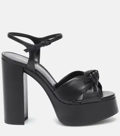 Saint Laurent Bianca 125 leather platform sandals | Thumbnail 5 Saint Laurent Bianca 125 leather platform sandals | Thumbnail 5