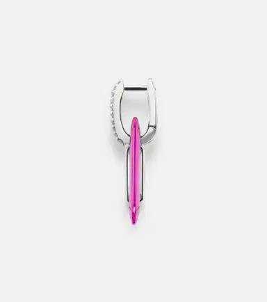 EÉRA Eéra Chiara 18kt white gold and sterling silver single earring with diamonds | Thumbnail 2 EÉRA Eéra Chiara 18kt white gold and sterling silver single earring with diamonds | Thumbnail 2