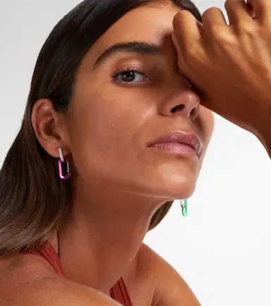 EÉRA Eéra Chiara 18kt white gold and sterling silver single earring with diamonds | Thumbnail 3 EÉRA Eéra Chiara 18kt white gold and sterling silver single earring with diamonds | Thumbnail 3