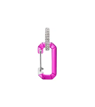 EÉRA Eéra Chiara 18kt white gold and sterling silver single earring with diamonds | Thumbnail 1 EÉRA Eéra Chiara 18kt white gold and sterling silver single earring with diamonds | Thumbnail 1