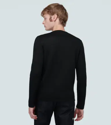 Prada Crewneck sweater with nylon pocket | Thumbnail 4 Prada Crewneck sweater with nylon pocket | Thumbnail 4