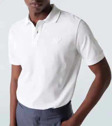 Prada Cotton piqué polo shirt | Thumbnail 4 Prada Cotton piqué polo shirt | Thumbnail 4