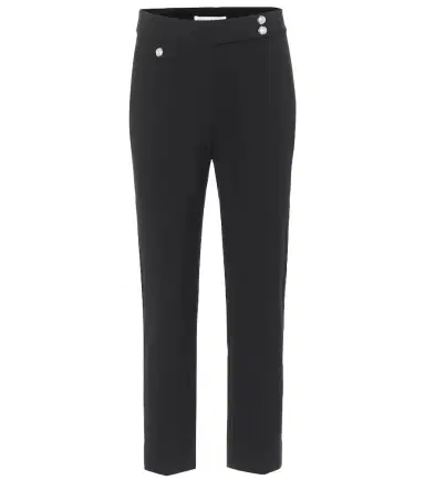 Veronica Beard Renzo high-rise slim cropped pants | Thumbnail 1 Veronica Beard Renzo high-rise slim cropped pants | Thumbnail 1