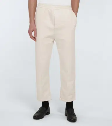 Prada Garment-dyed cotton sweatpants | Thumbnail 3 Prada Garment-dyed cotton sweatpants | Thumbnail 3