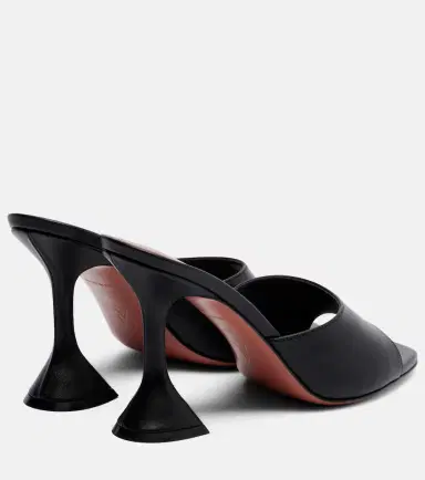 Amina Muaddi Lupita leather mules | Thumbnail 2 Amina Muaddi Lupita leather mules | Thumbnail 2