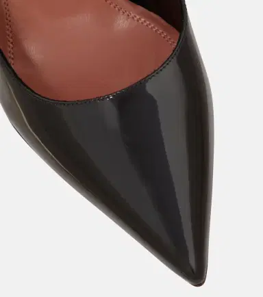 Amina Muaddi Ami patent leather pumps | Thumbnail 3 Amina Muaddi Ami patent leather pumps | Thumbnail 3