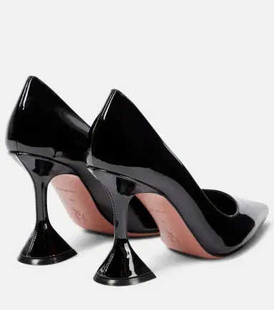 Amina Muaddi Ami patent leather pumps | Thumbnail 4 Amina Muaddi Ami patent leather pumps | Thumbnail 4