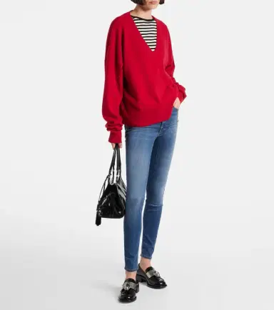 7 For All Mankind Slim Illusion Luxe high-rise skinny jeans | Thumbnail 4 7 For All Mankind Slim Illusion Luxe high-rise skinny jeans | Thumbnail 4