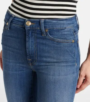 7 For All Mankind Slim Illusion Luxe high-rise skinny jeans | Thumbnail 6 7 For All Mankind Slim Illusion Luxe high-rise skinny jeans | Thumbnail 6
