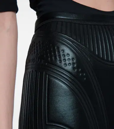 Mugler Embossed scuba leggings | Thumbnail 3 Mugler Embossed scuba leggings | Thumbnail 3