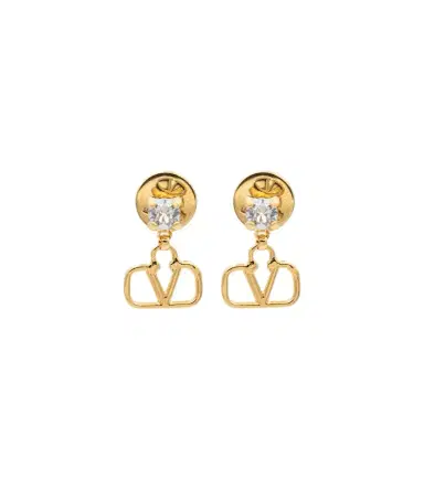 Valentino VLOGO embellished earrings | Thumbnail 1 Valentino VLOGO embellished earrings | Thumbnail 1