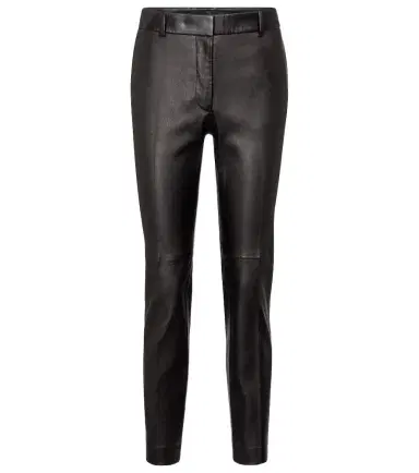 Joseph Coleman mid-rise leather pants | Thumbnail 1 Joseph Coleman mid-rise leather pants | Thumbnail 1