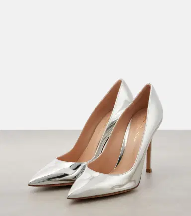 Gianvito Rossi Gianvito 105 metallic leather pumps | Thumbnail 2 Gianvito Rossi Gianvito 105 metallic leather pumps | Thumbnail 2