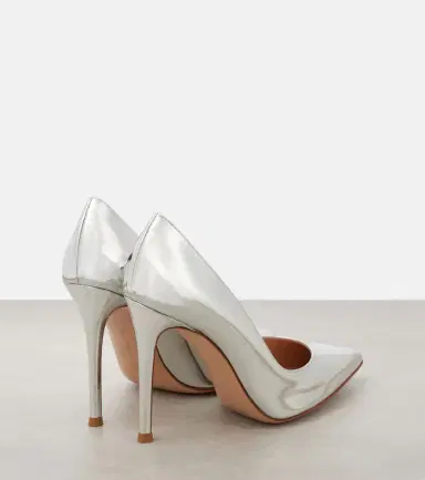 Gianvito Rossi Gianvito 105 metallic leather pumps | Thumbnail 3 Gianvito Rossi Gianvito 105 metallic leather pumps | Thumbnail 3