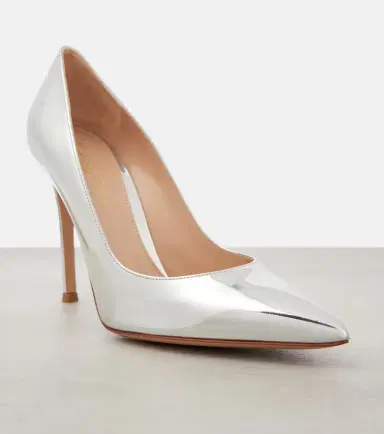 Gianvito Rossi Gianvito 105 metallic leather pumps | Thumbnail 4 Gianvito Rossi Gianvito 105 metallic leather pumps | Thumbnail 4