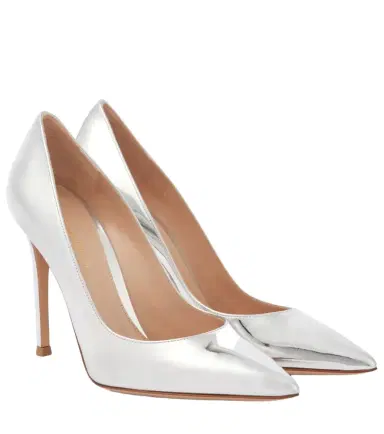 Gianvito Rossi Gianvito 105 metallic leather pumps | Thumbnail 1 Gianvito Rossi Gianvito 105 metallic leather pumps | Thumbnail 1