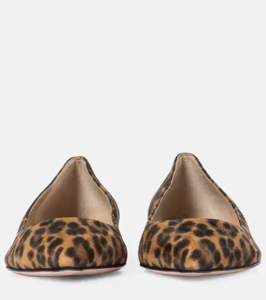 Gianvito Rossi Gianvito leopard-print ballet flats | Thumbnail 3 Gianvito Rossi Gianvito leopard-print ballet flats | Thumbnail 3