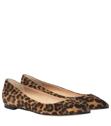 Gianvito Rossi Gianvito leopard-print ballet flats | Thumbnail 1 Gianvito Rossi Gianvito leopard-print ballet flats | Thumbnail 1