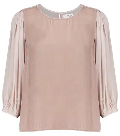 Velvet Elise velvet and silk blouse | Thumbnail 1 Velvet Elise velvet and silk blouse | Thumbnail 1