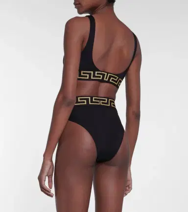 Versace Logo bikini top | Thumbnail 2 Versace Logo bikini top | Thumbnail 2