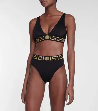 Versace Logo bikini top | Thumbnail 4 Versace Logo bikini top | Thumbnail 4