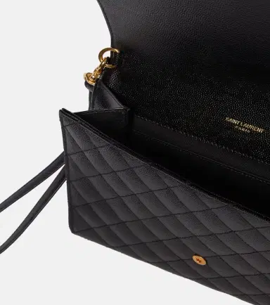 Saint Laurent Envelope matelassé leather clutch | Thumbnail 2 Saint Laurent Envelope matelassé leather clutch | Thumbnail 2