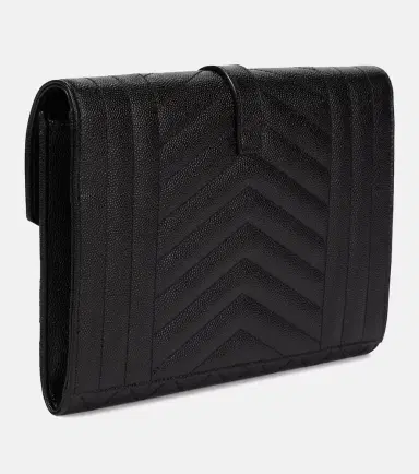 Saint Laurent Envelope matelassé leather clutch | Thumbnail 3 Saint Laurent Envelope matelassé leather clutch | Thumbnail 3