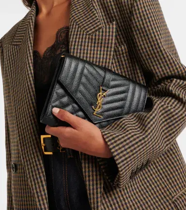 Saint Laurent Envelope matelassé leather clutch | Thumbnail 6 Saint Laurent Envelope matelassé leather clutch | Thumbnail 6