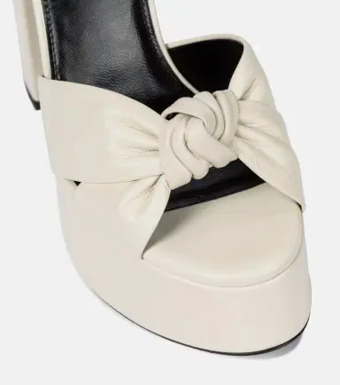 Saint Laurent Bianca 125 leather platform sandals | Thumbnail 3 Saint Laurent Bianca 125 leather platform sandals | Thumbnail 3
