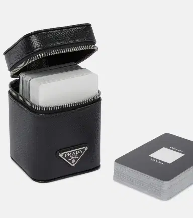 Prada Saffiano leather playing card deck and case | Thumbnail 2 Prada Saffiano leather playing card deck and case | Thumbnail 2