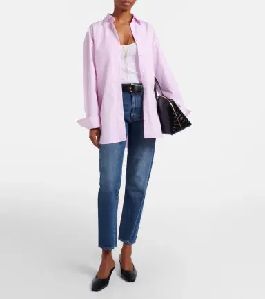 TOTEME Mid-rise twisted-seam straight jeans | Thumbnail 4 TOTEME Mid-rise twisted-seam straight jeans | Thumbnail 4