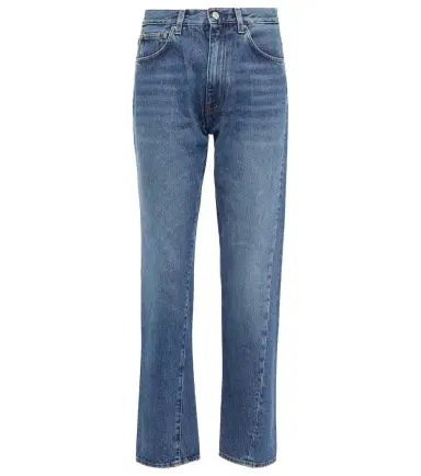 TOTEME Mid-rise twisted-seam straight jeans | Thumbnail 1 TOTEME Mid-rise twisted-seam straight jeans | Thumbnail 1