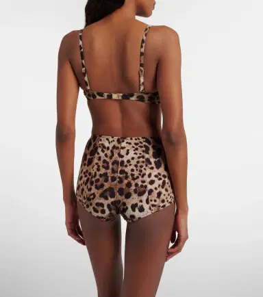 Dolce & Gabbana Leopard-print bikini top | Thumbnail 4 Dolce & Gabbana Leopard-print bikini top | Thumbnail 4