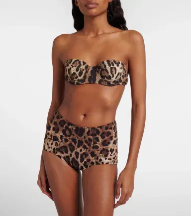 Dolce & Gabbana Leopard-print bikini top | Thumbnail 5 Dolce & Gabbana Leopard-print bikini top | Thumbnail 5