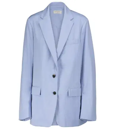 Dries Van Noten Cotton poplin blazer | Thumbnail 1 Dries Van Noten Cotton poplin blazer | Thumbnail 1
