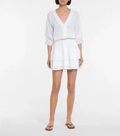 Poupette St Barth Ariel cotton minidress | Thumbnail 3 Poupette St Barth Ariel cotton minidress | Thumbnail 3
