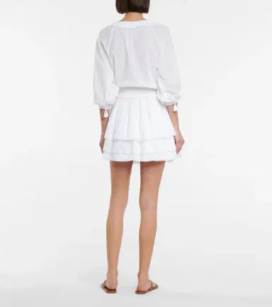 Poupette St Barth Ariel cotton minidress | Thumbnail 5 Poupette St Barth Ariel cotton minidress | Thumbnail 5