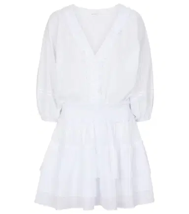 Poupette St Barth Ariel cotton minidress | Thumbnail 1 Poupette St Barth Ariel cotton minidress | Thumbnail 1