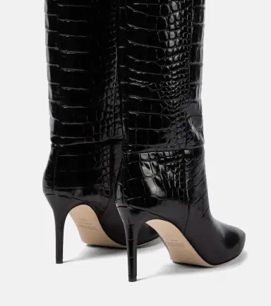 Paris Texas Croc-effect leather knee-high boots | Thumbnail 2 Paris Texas Croc-effect leather knee-high boots | Thumbnail 2