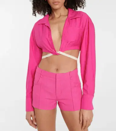 Jacquemus La Chemise Laurier cropped shirt | Thumbnail 3 Jacquemus La Chemise Laurier cropped shirt | Thumbnail 3