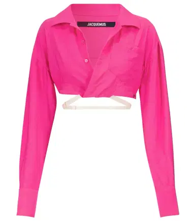 Jacquemus La Chemise Laurier cropped shirt | Thumbnail 1 Jacquemus La Chemise Laurier cropped shirt | Thumbnail 1