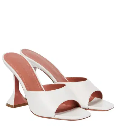 Amina Muaddi Lupita leather sandals | Thumbnail 1 Amina Muaddi Lupita leather sandals | Thumbnail 1