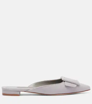 Manolo Blahnik Maysale suede mules | Thumbnail 4 Manolo Blahnik Maysale suede mules | Thumbnail 4