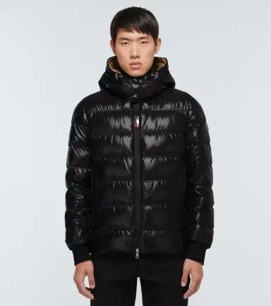 Moncler Cuvellier nylon down jacket | Thumbnail 2 Moncler Cuvellier nylon down jacket | Thumbnail 2