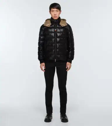 Moncler Cuvellier nylon down jacket | Thumbnail 3 Moncler Cuvellier nylon down jacket | Thumbnail 3